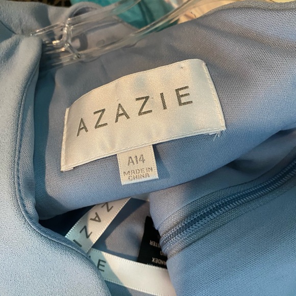 Azazie Dresses & Skirts - Azazie dusty blue formal dress